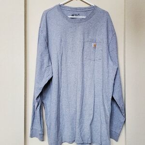 Carhartt Men's L/S Tee with pocket.   Size 2XL Tall